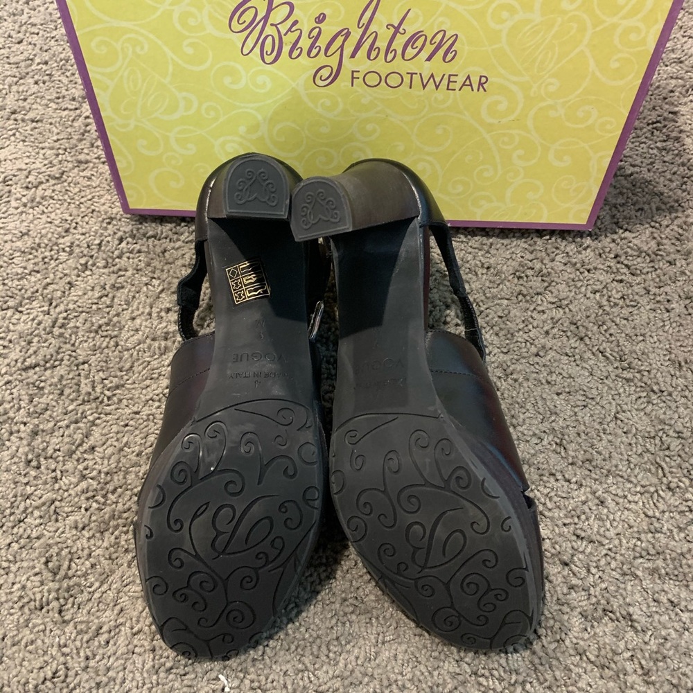 Brighton Black Heels NIB - Picture 4 of 6